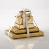 Five tiered chocolate forming a pyramid